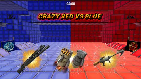 CRAZY RED VS BLUE 🔴🔵