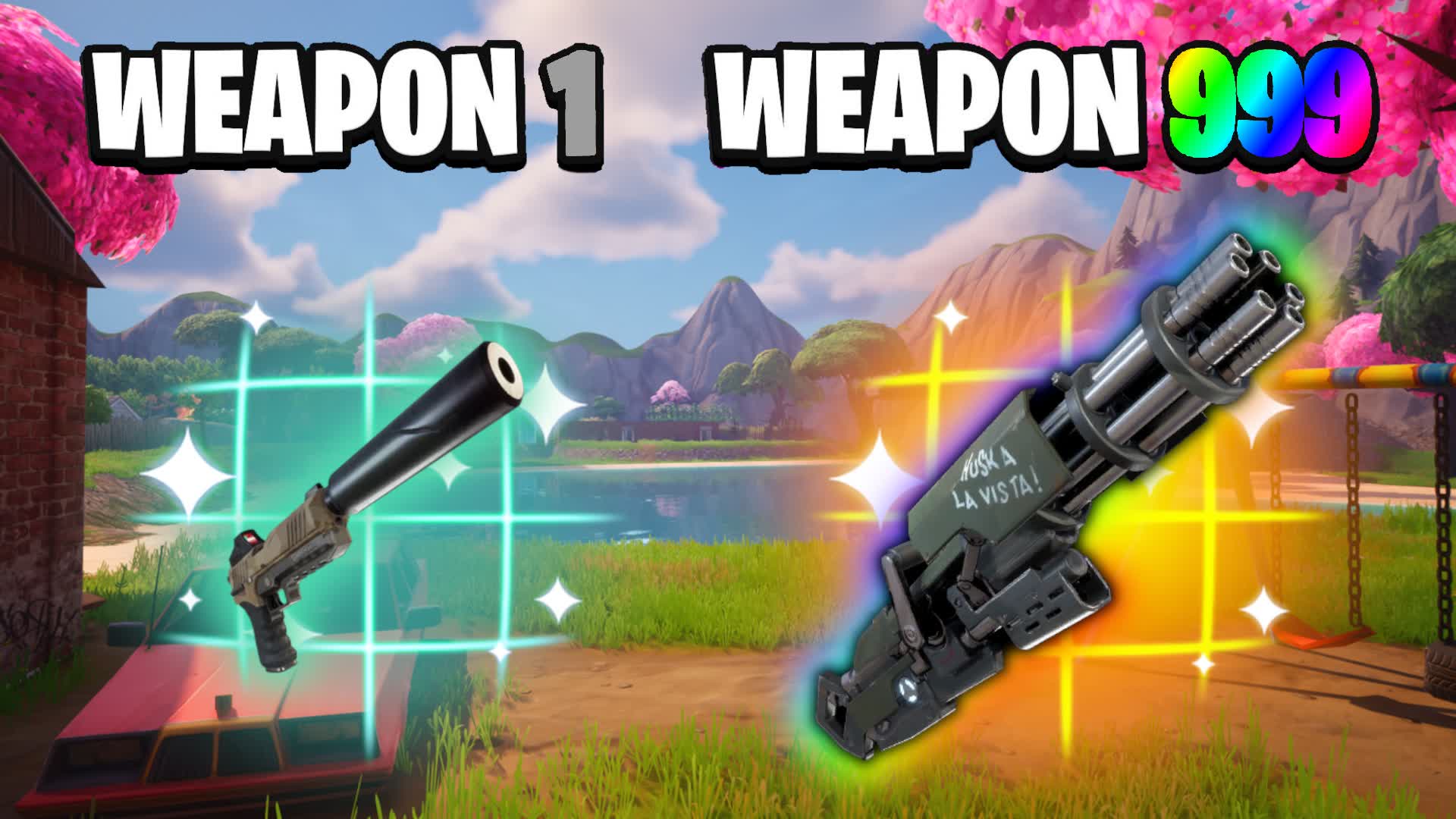 🏝️ LAGOON GUN GAME 🔥 ONE SHOT BOTS