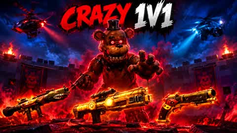 1V1 - CRAZY (ALL GUNS & VEHICLES!)