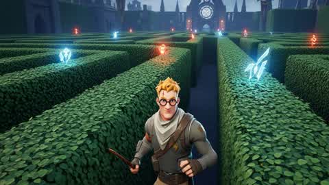 ✨ Hedge Maze inspired by Harry Potter ✨