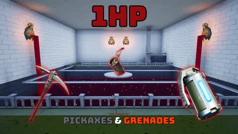 1HP! Pickaxes & Grenades!