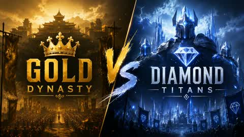 👑 GOLD DYNASTY VS DIAMOND TITANS 💎