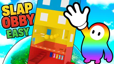 🖐️EASY SLAP TOWER【OBBY PARKOUR】