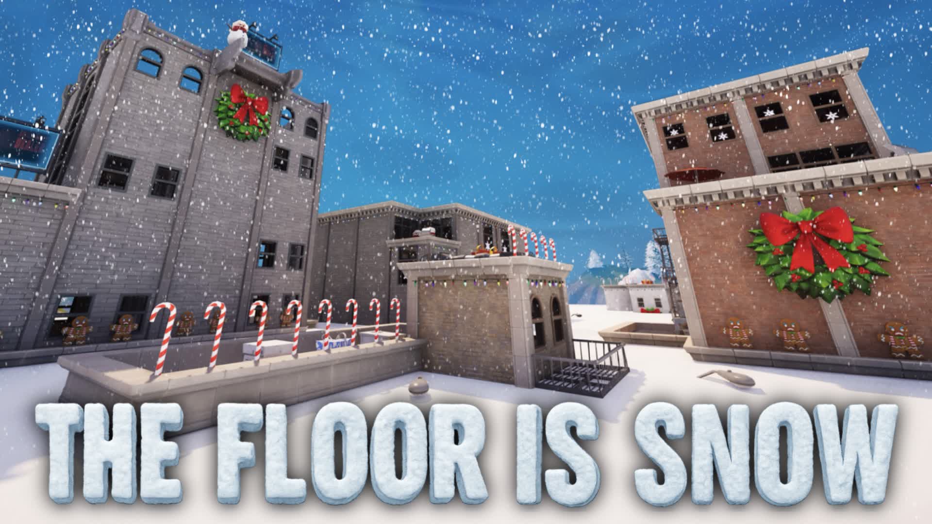 フロアはスノー❄️ ホリデー🎄クリスマス