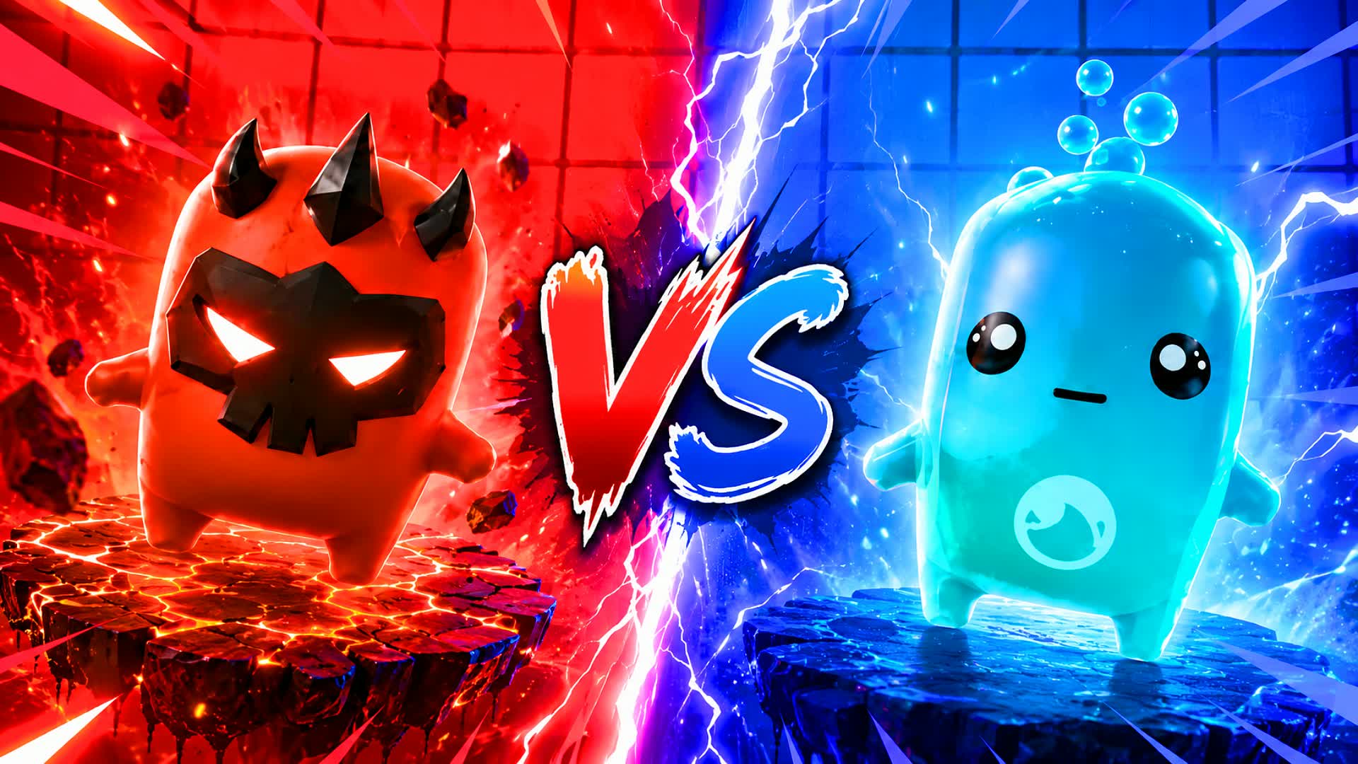 RED VS BLUE BABBAZZU🔵🔴VEZ67