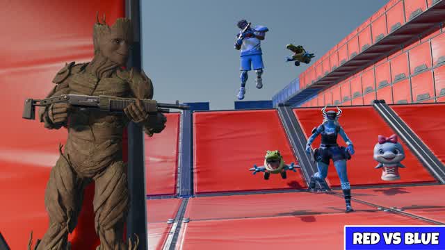 GREAT RED VS BLUE🔴🔵