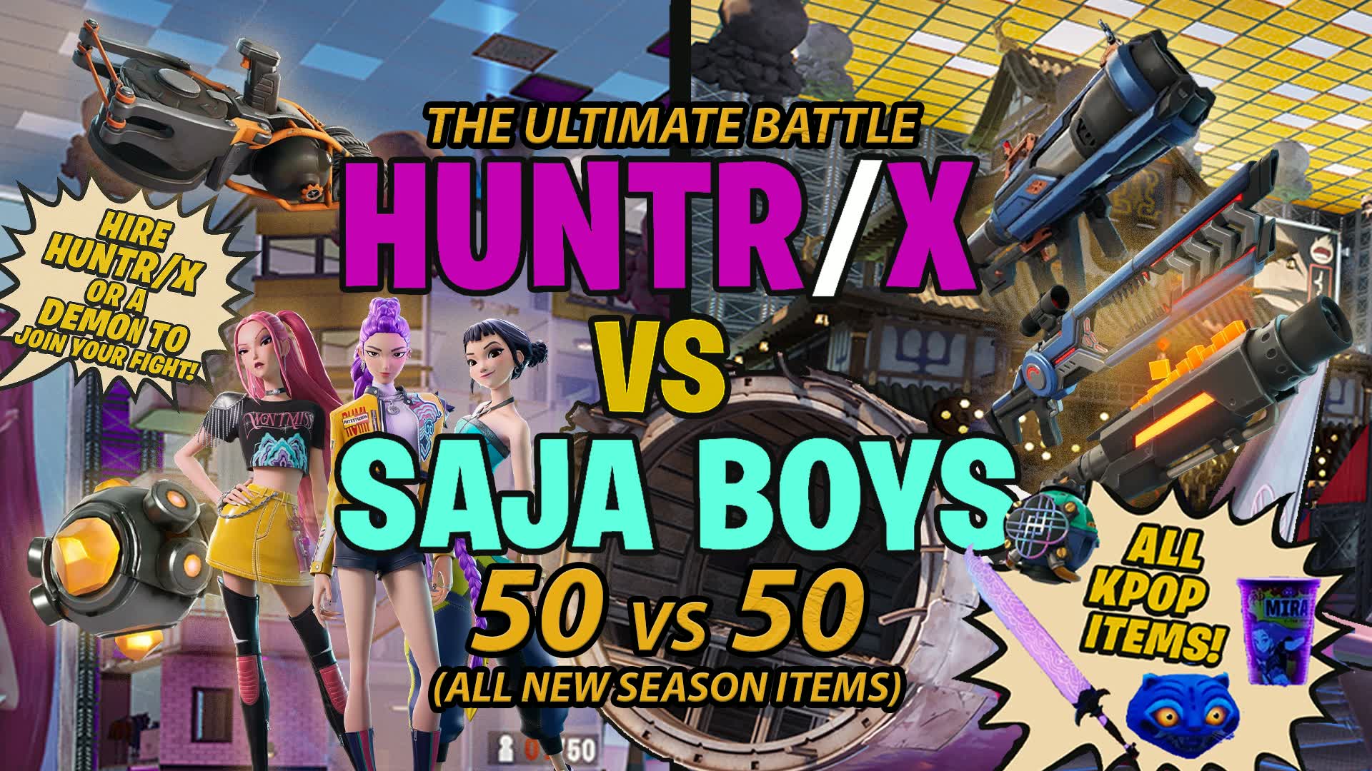 HUNTR/X vs SAJA BOYS