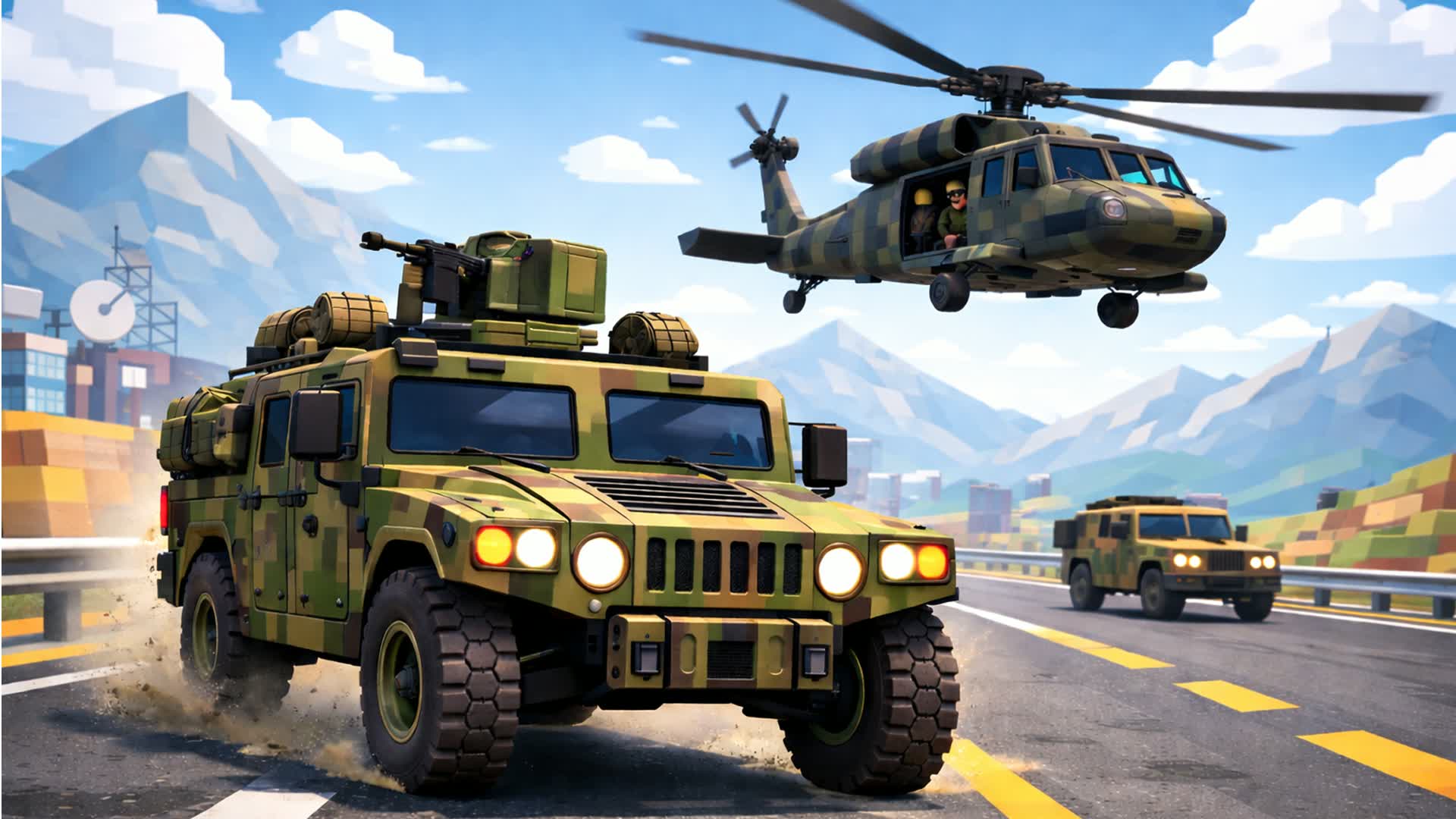 🧟 ゾンビ襲来中ドライブ ミリタリー 🔥