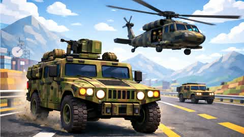 🧟 ZOMBIE INVASION DRIVE MILITARY 🔥