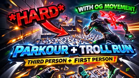 HARDEST PARKOR/ TROLL RUN+first person💪