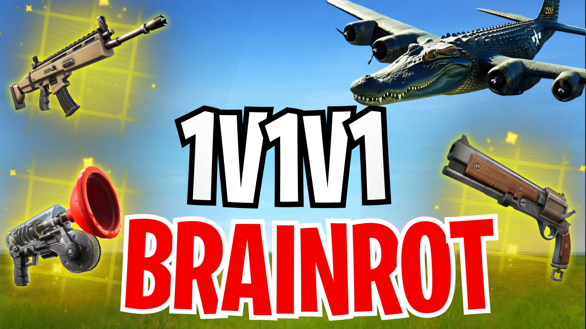 1v1v1 Brainrot 1v1 Crazy Free For All