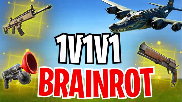 1v1v1 Brainrot 1v1 Crazy Free For All