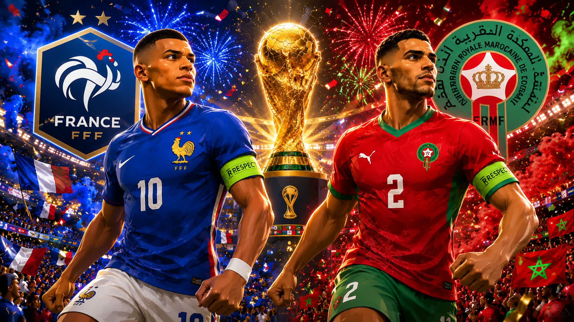 FRANCE VS MOROCCO WORLD CUP