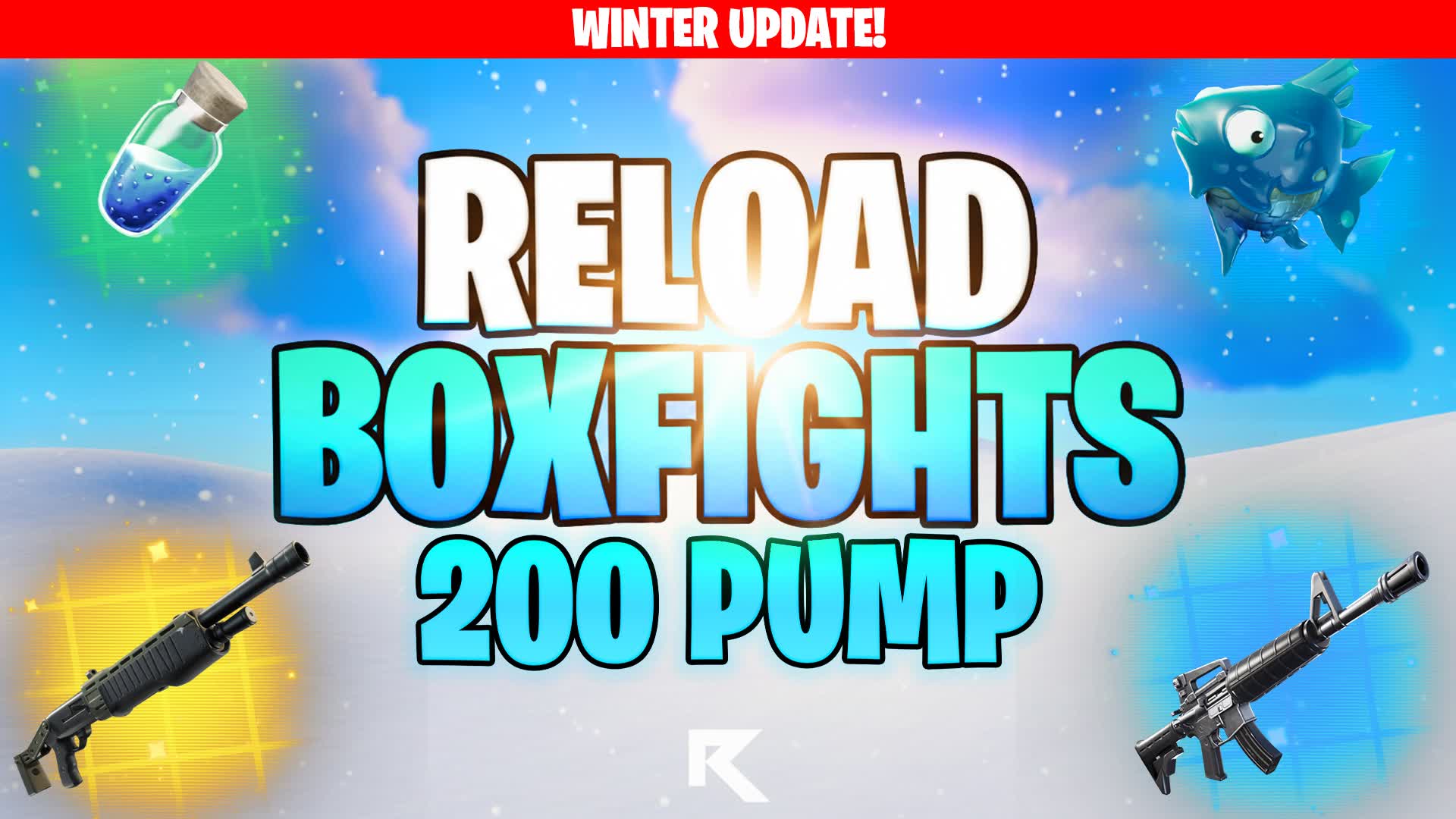 1v1v1 200 Pump Reload Box Fights Ranked
