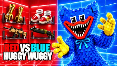 HUGGY WUGGY RVB RED VS BLUE 🔴🔵