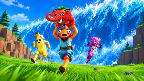 ESCAPING THE TSUNAMI FOR BRAINROTS 🧠🏄