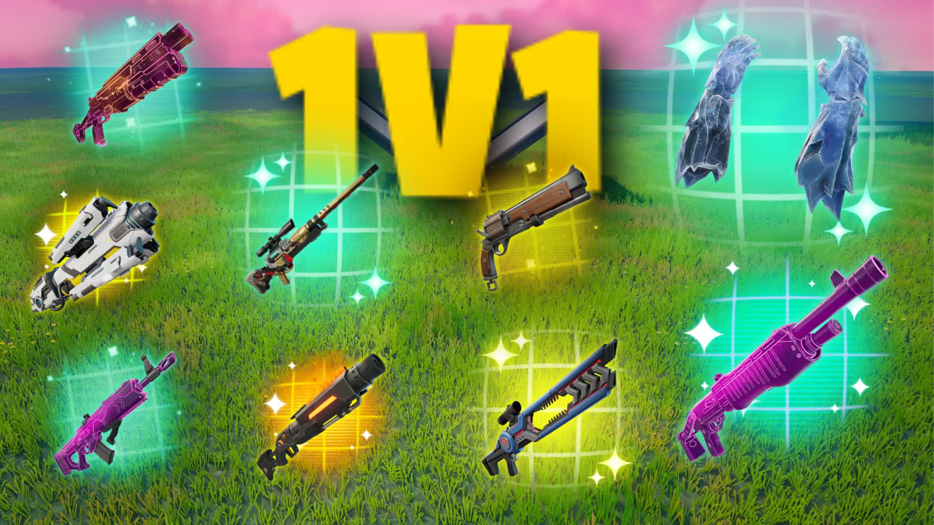 Play with all the new weapons