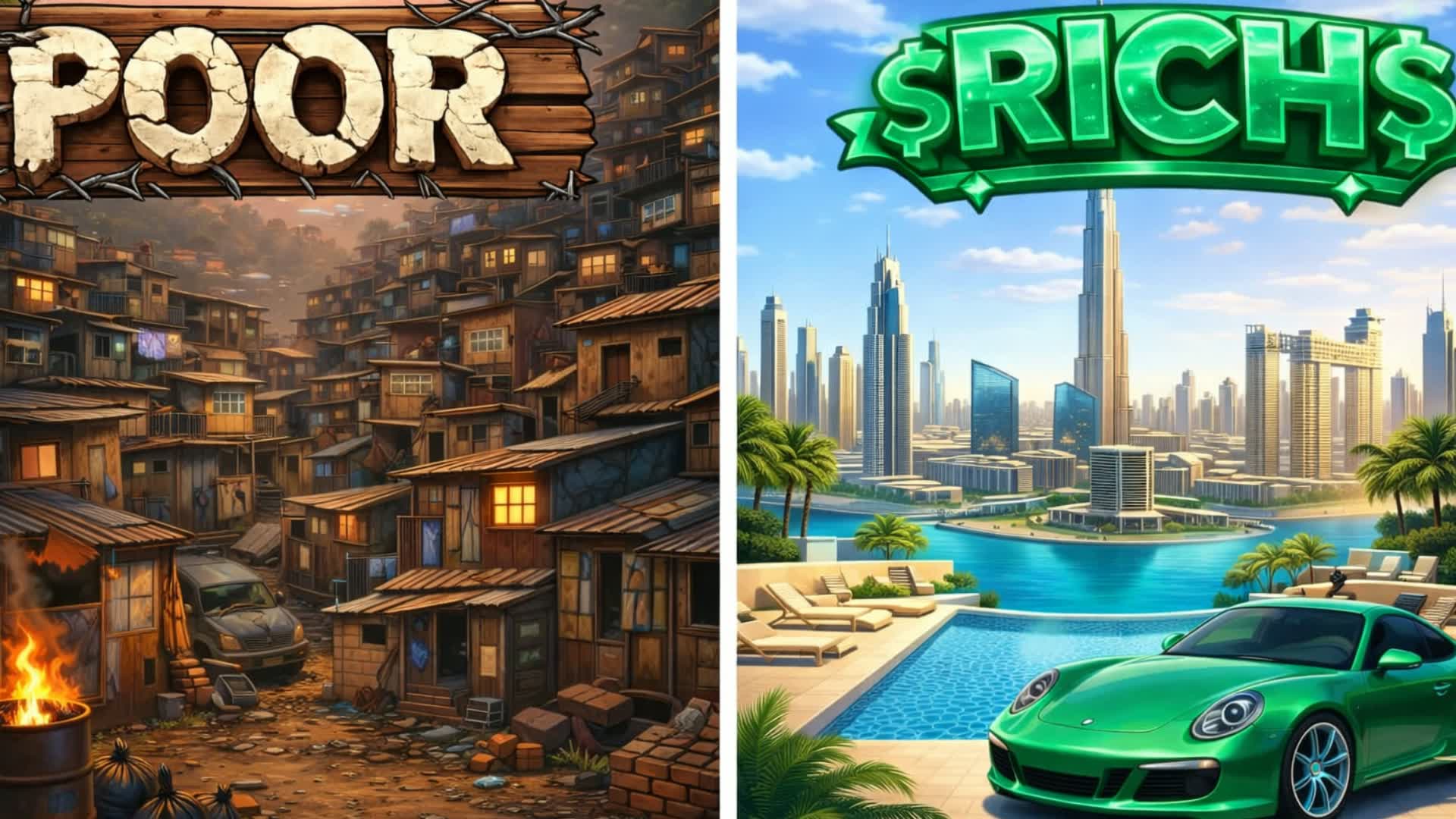 POBRE VS MAGNATA RICO
