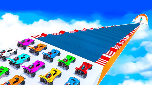 MEGA RAMP CRAZY CARS