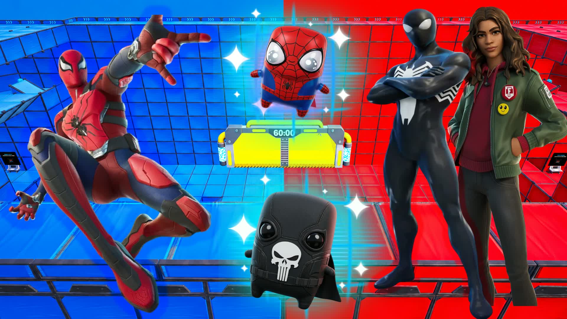 RED VS BLUE SPIDER BRAND NEW DAY🔵🔴