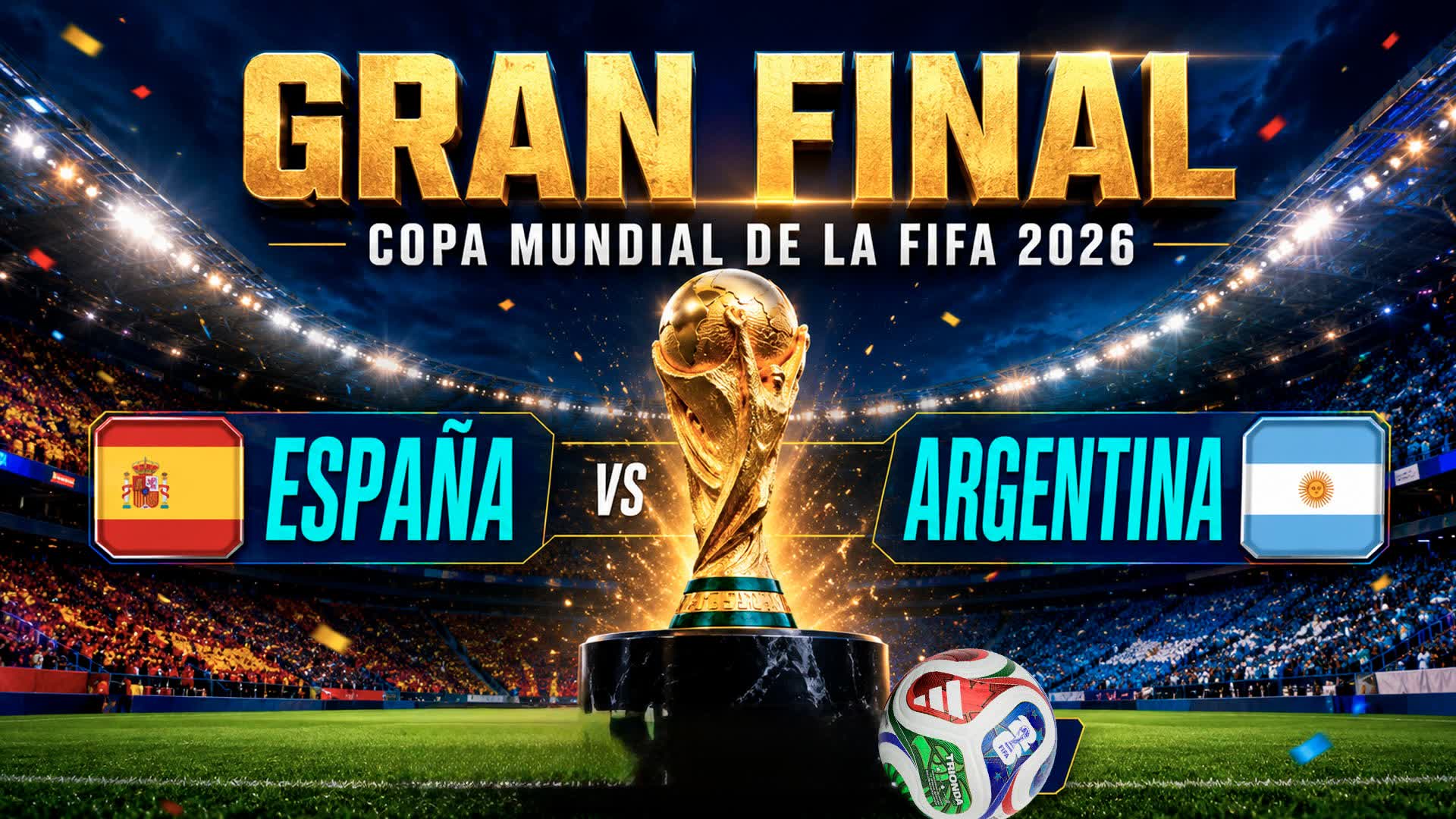 ARGENTINA vs ESPAÑA FINAL MUNDIAL 2026