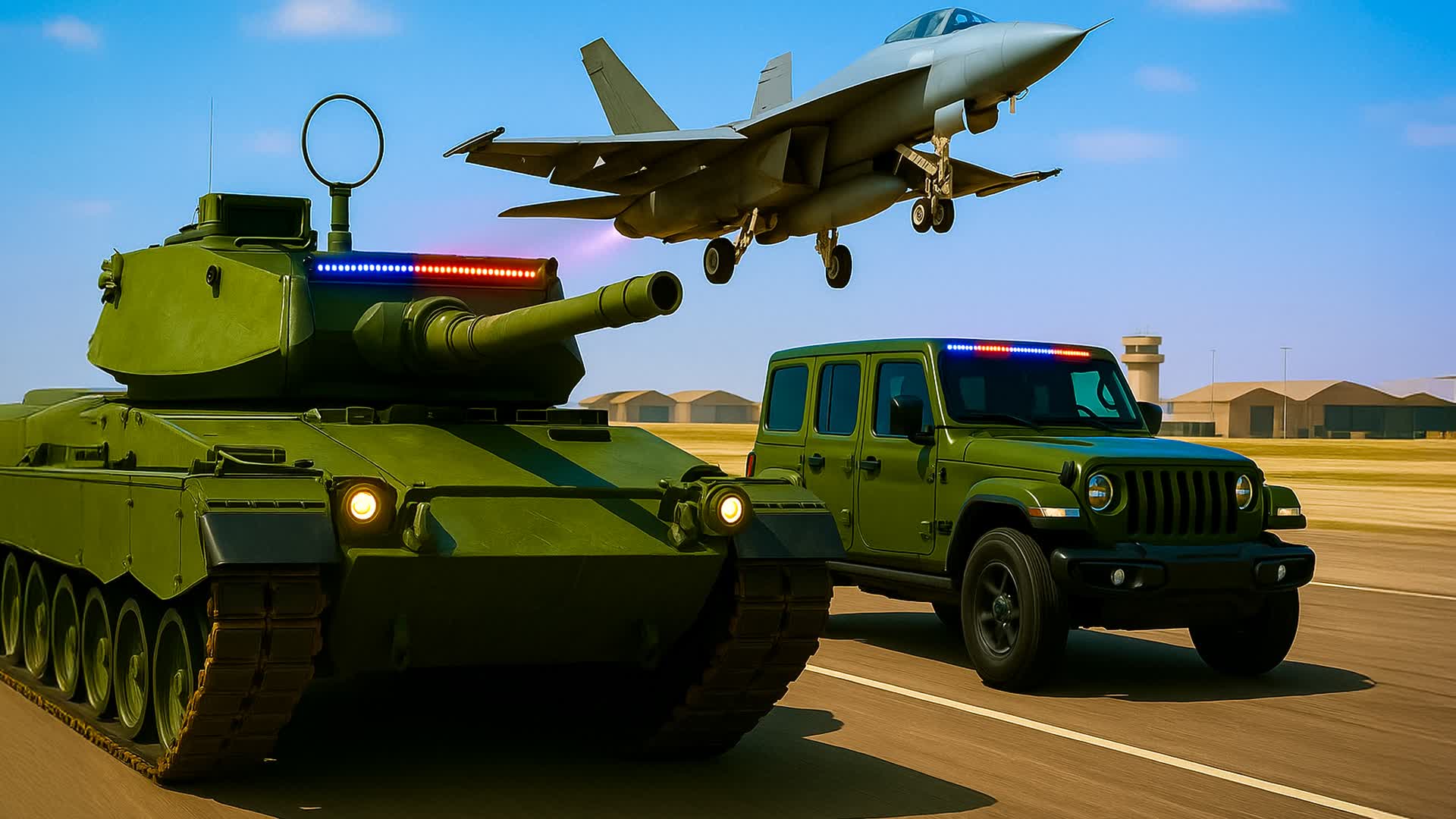 🚓 MILITARY DRIVE FFA ✈️