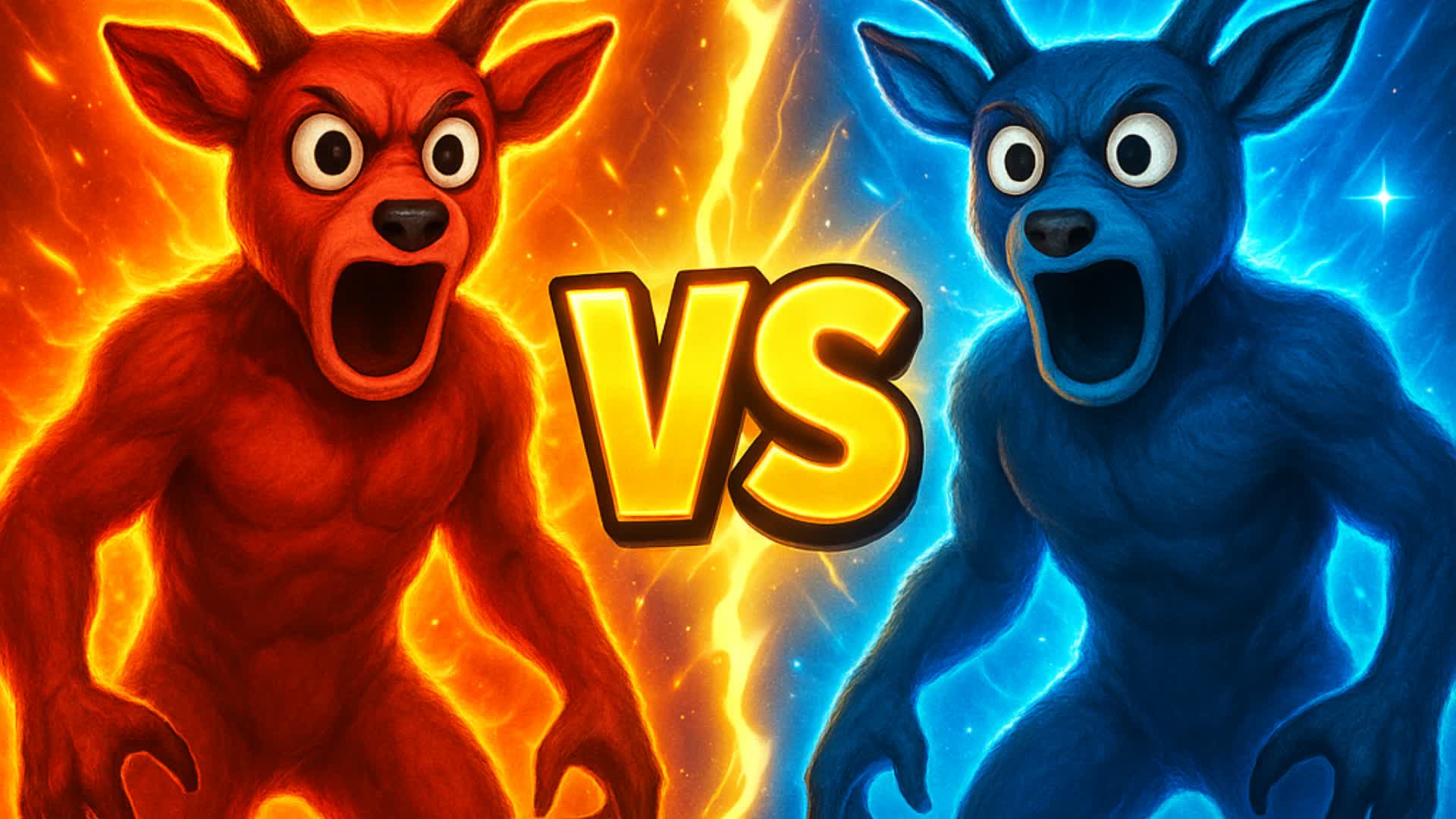 🔴🔵67 deer Red vs Blue🔴🔵