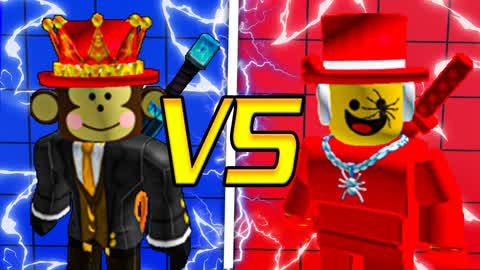 SUPER JANDEL VS SAMMY RED VS BLUE🔴🔵