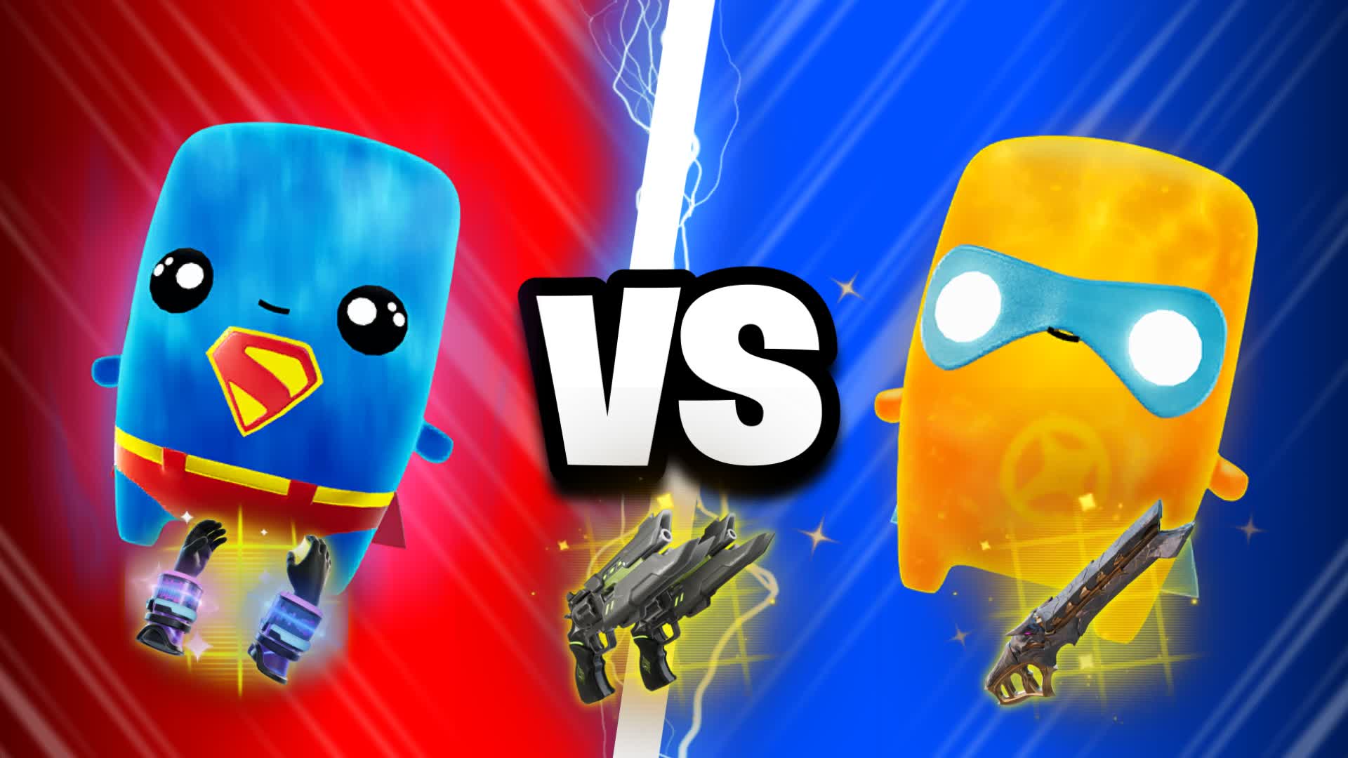 TMNT SUPER HEROES ⭐RED VS BLUE 🔵🔴