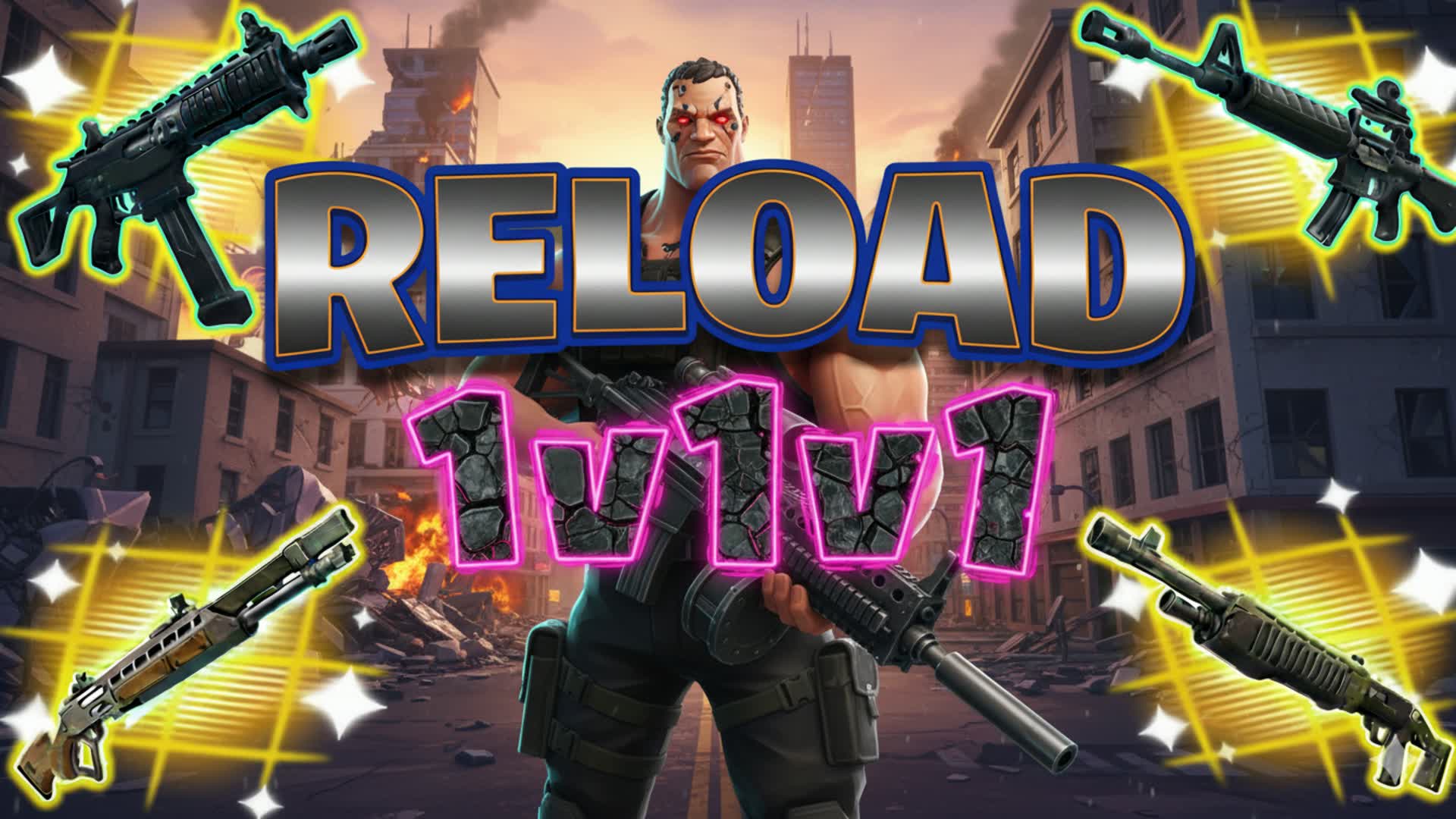 1v1v1 4v4 リロード