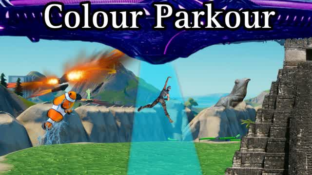 Colour Parkour 🔴🟠🟡🟢🔵🟣