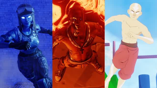 ❄️🔥🌬️ICE FIRE AIR DEATHRUN HARD❄️🔥🌬️