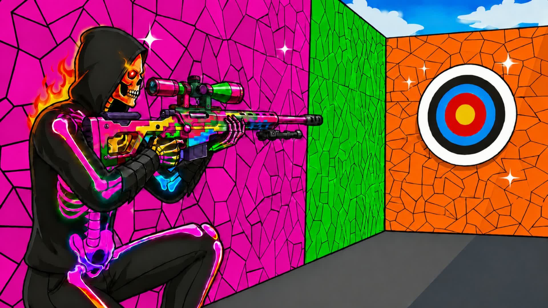 UNC TRICKSHOT PARKOUR (125+ LVL) UNC