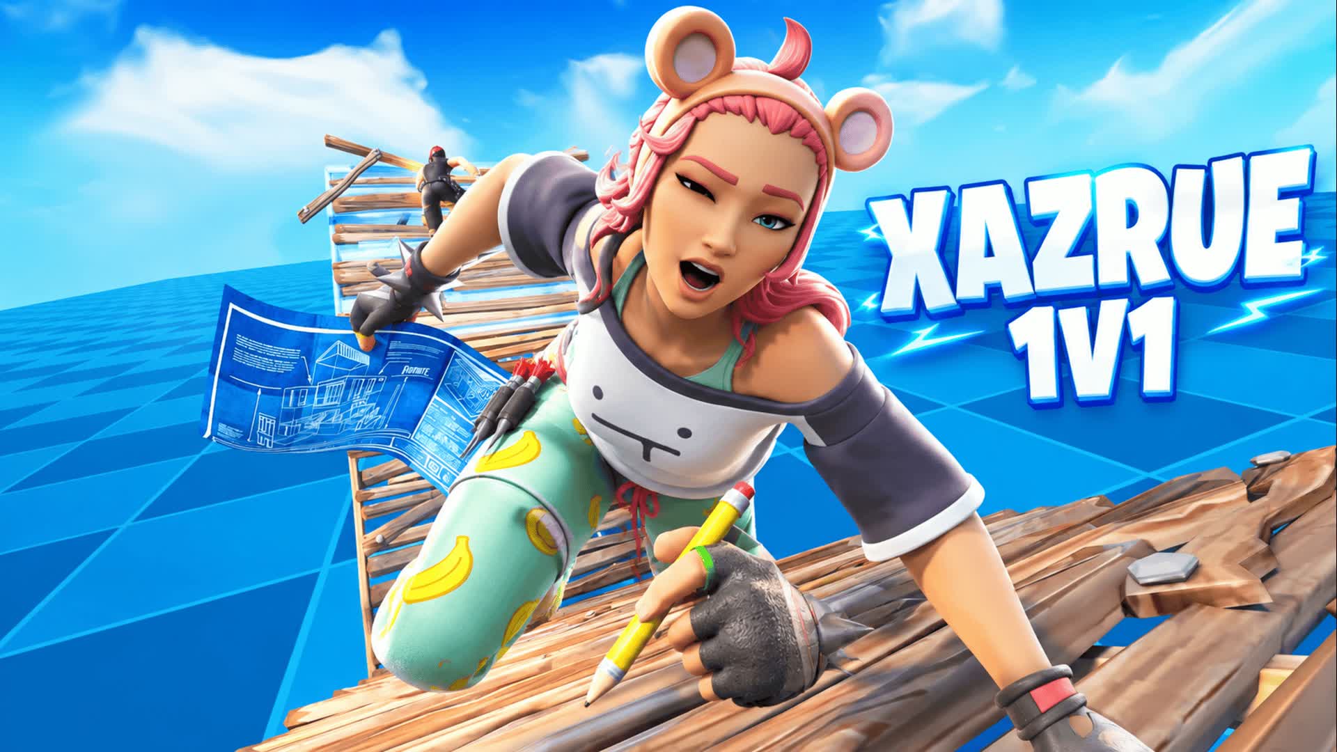 XAZRUE 1V1 BUILDFIGHTS (200 PUMPS)