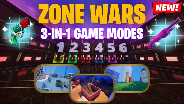 3-in-1 GAME MODES - Zone Wars
