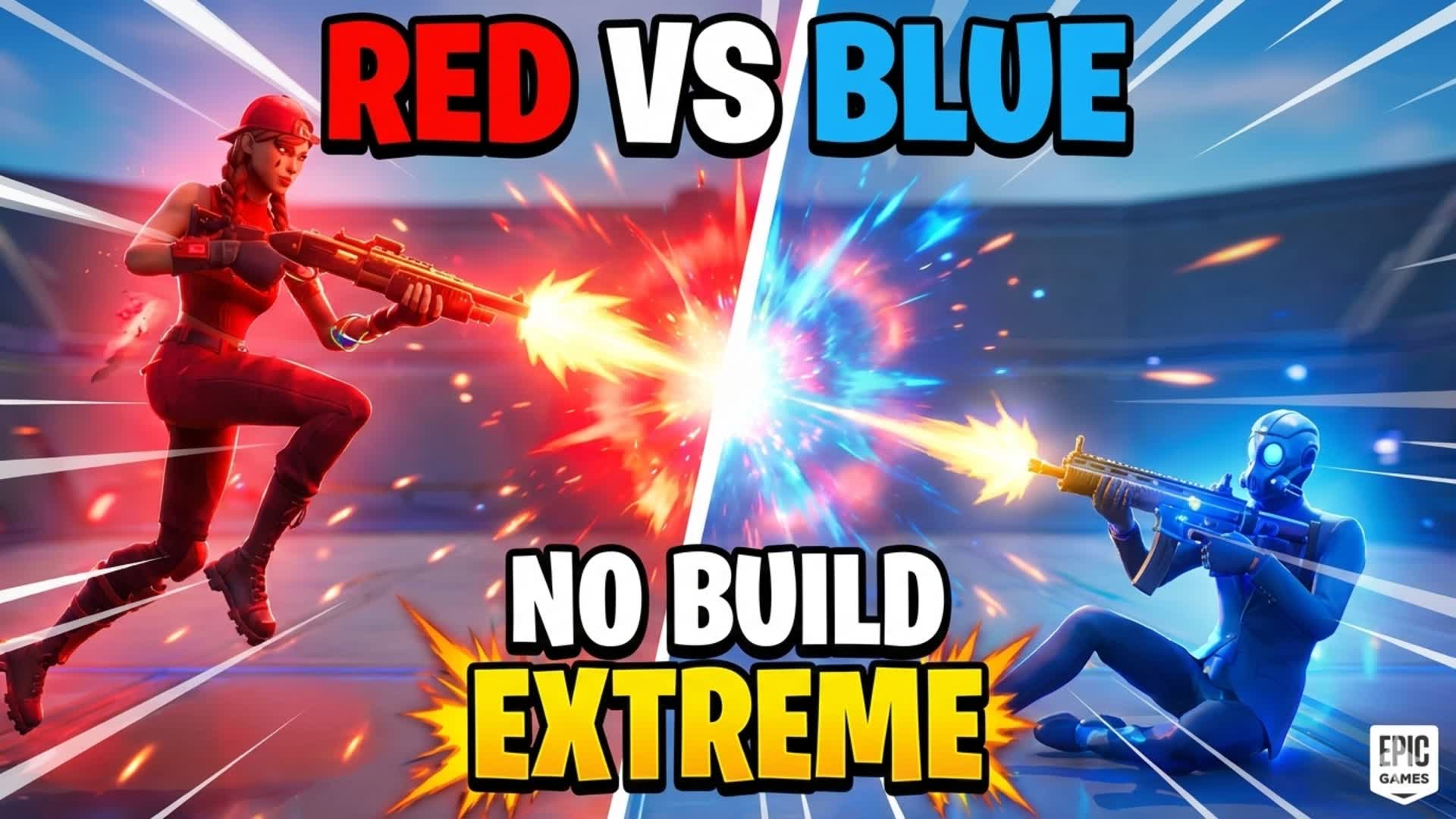 🔴🔵RED VS BLUE NO BUILD EXTREME🔵🔴