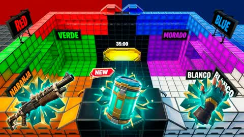 SUPER MEGA RED VS BLUE VS GREEN...
