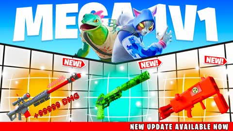 MEGA 1V1 FFA - ALL GUNS & CARS