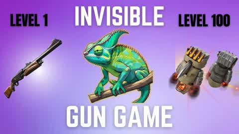 GUN GAME - INVISIBLE 🦎 ONE SHOT 💥