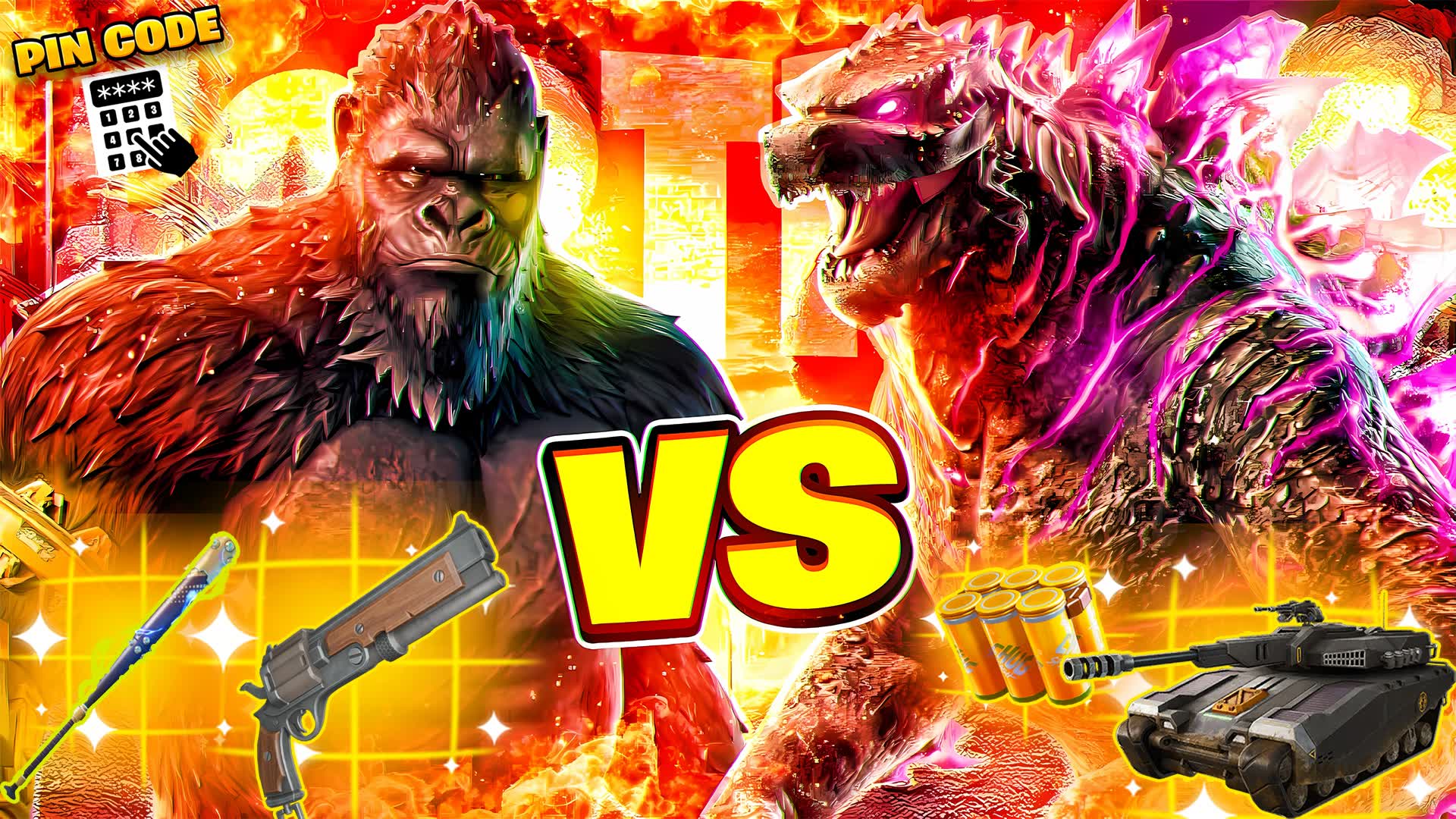 GODZILLA VS KONG 🏆 RED VS BLUE 🔴🔵