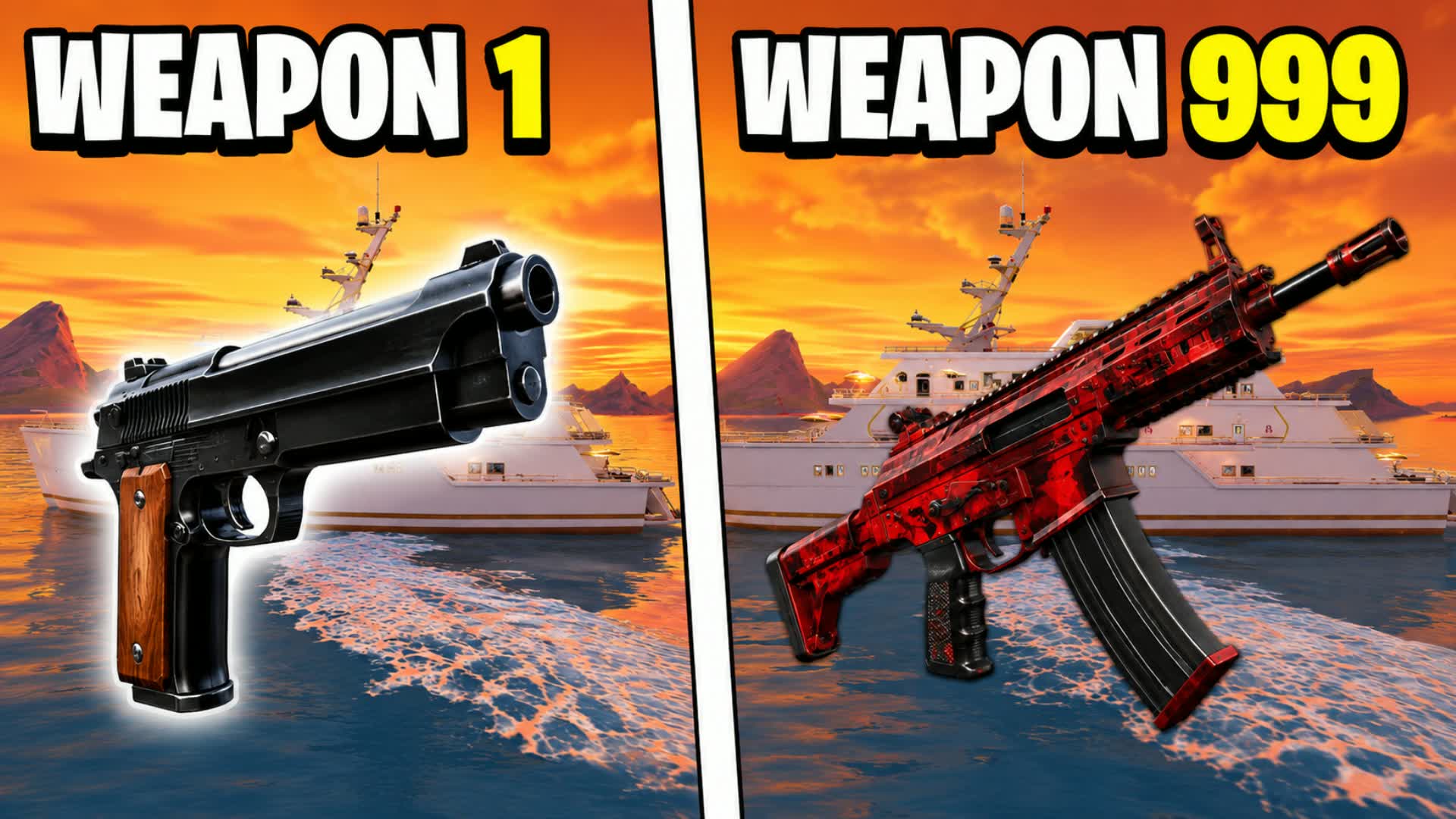 🔫GUN GAME ⛵ VERSÃO IATE