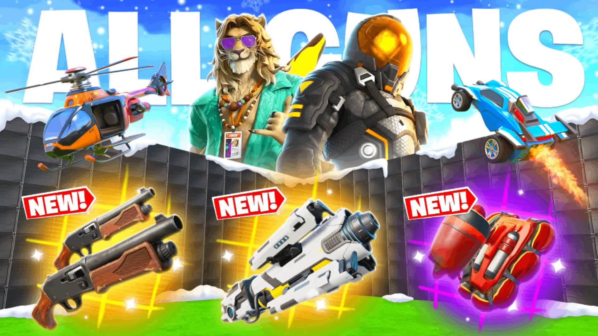 MEGA 1V1 ALL GUNS & VEHICLES KUBX KUBX