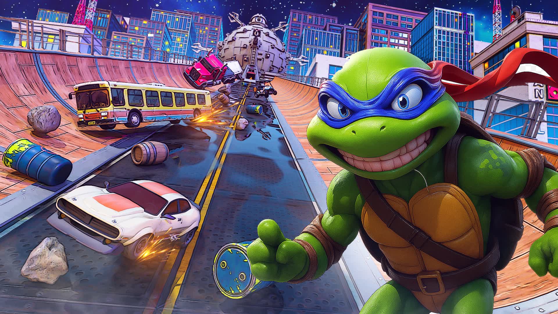 MEGA RAMP SURVIVAL 🌆🐢 TMNT