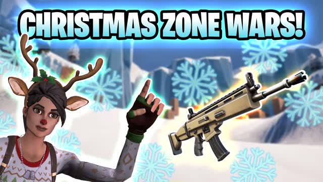 CHRISTMAS ZONE WARS 🎄 WINTER THEMED MAP