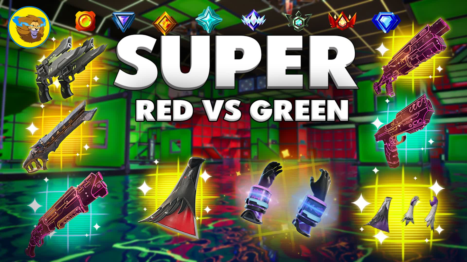 SUPER RED VS GREEN 🔴🟢 - ZERO BUILD