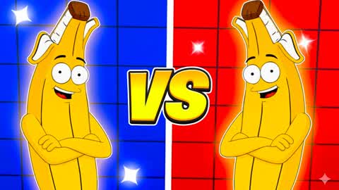 CRAZY BANANA RED VS BLUE 🔴🔵LVLXX!