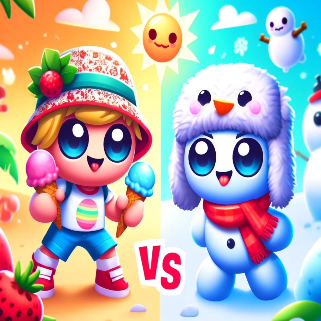 🏖️🌞 SUMMER VS WINTER ❄️⛄ 5519-6130-9491 by ezz - フォートナイト