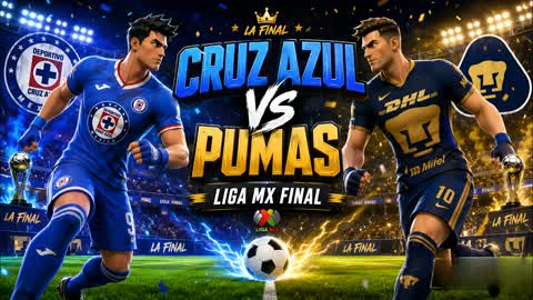 CRUZ AZUL vs PUMAS MEXICO FOOTBALL FINAL