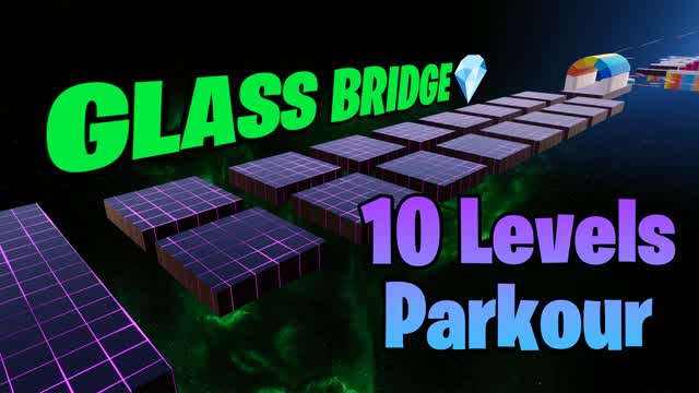 GLASS BRIDGE💎+ Parkour