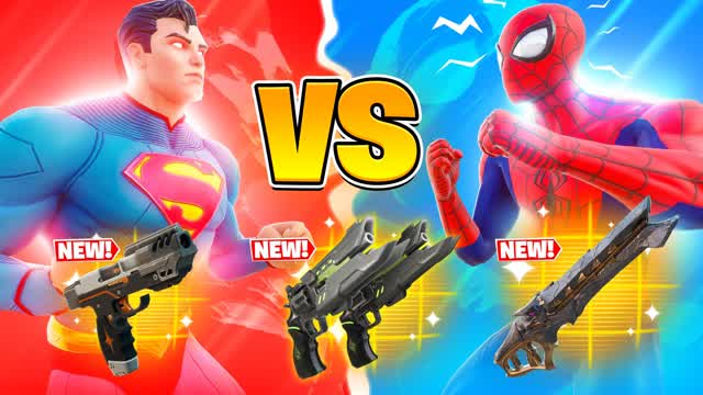 ULTRA SUPERMAN VS SPIDERMAN🔴🔵